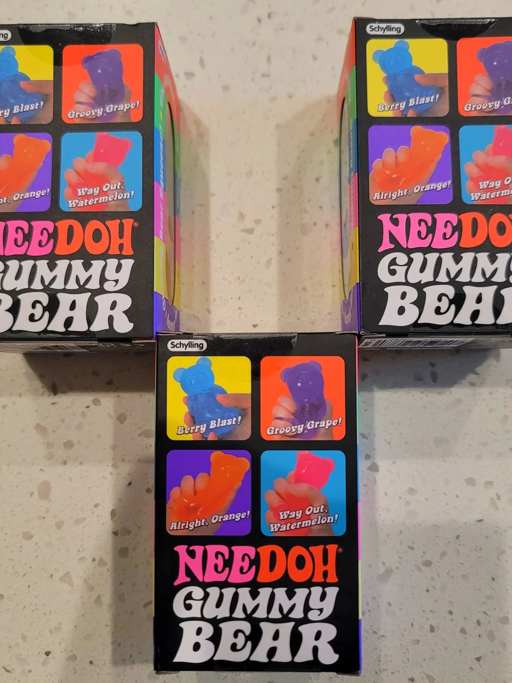 ONE (1) Needoh Gummy Bear Random Color!